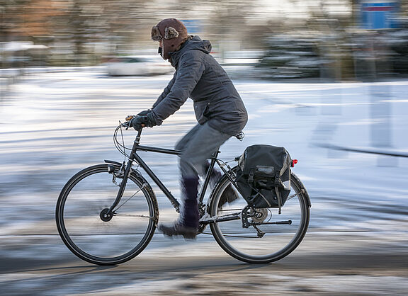Radfahren im Winter